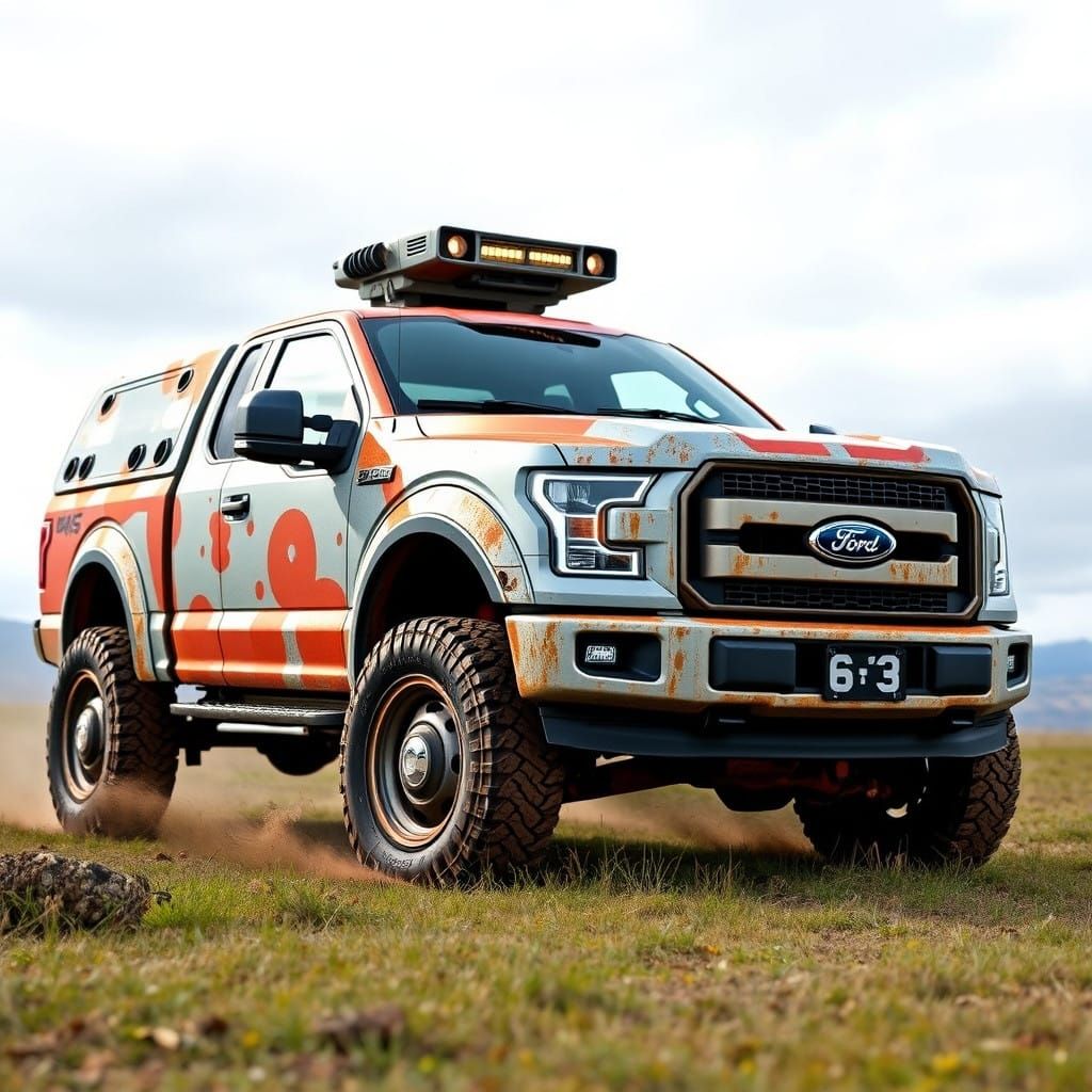 Sci-Fi Ford Pickup Transformers into AT Walker