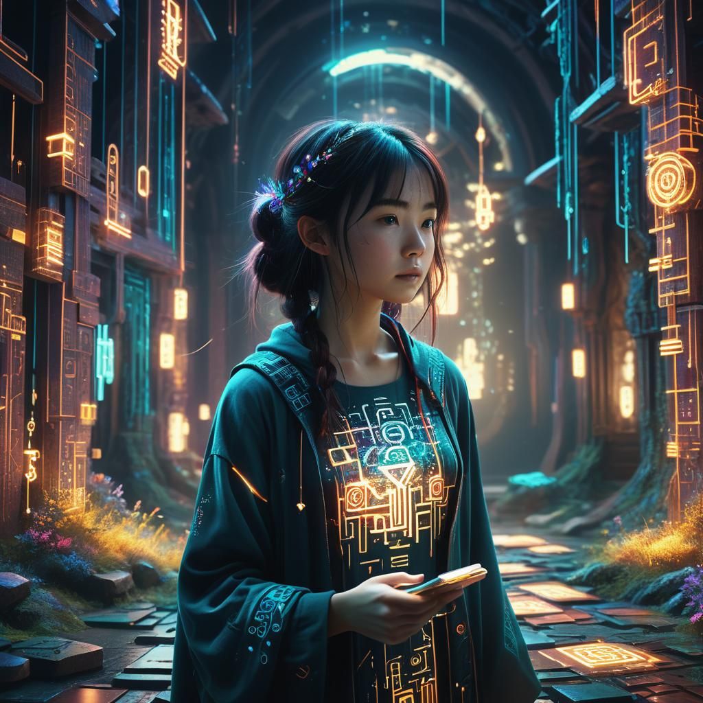 Enchanted Code: A Programmer's Digital Fantasy