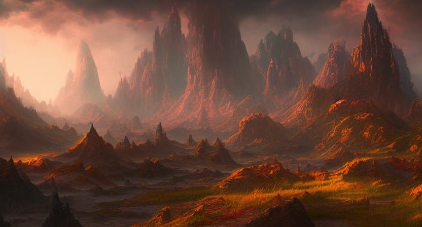 Fantastical Unknown Lands: Detailed Matte Painting