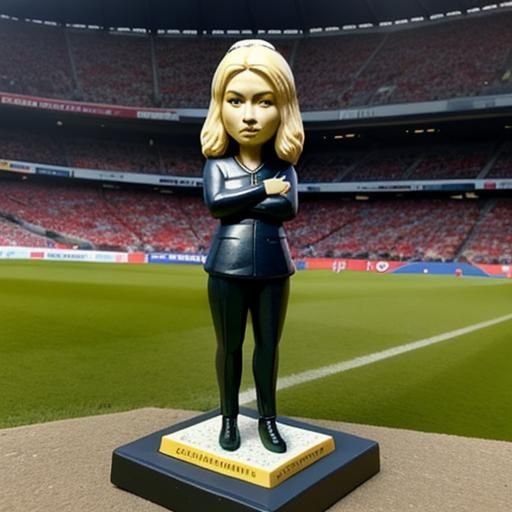 Sarina Wiegman Bobblehead Figurine with Oversized Head