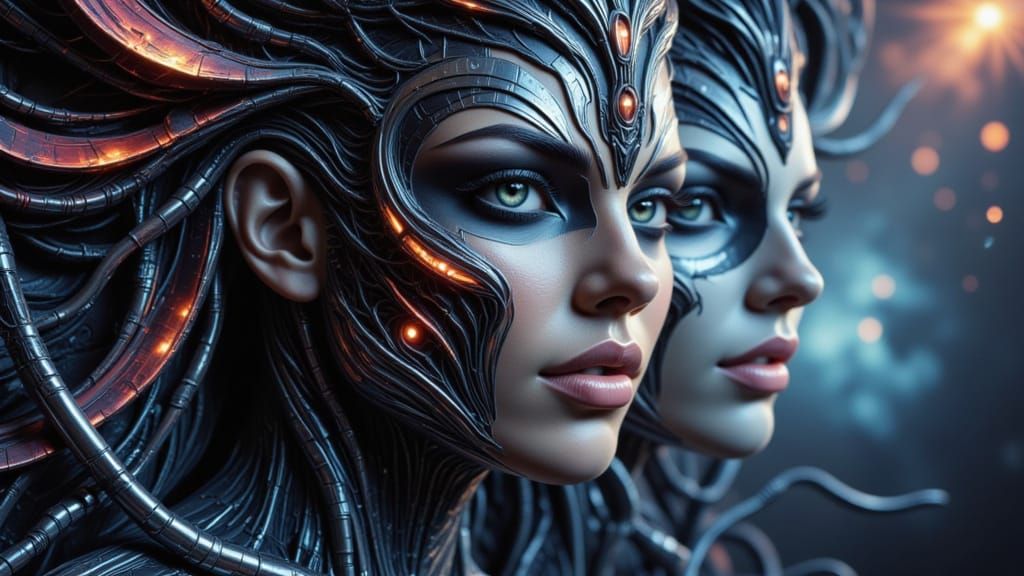 Lady of Cyberpunk Noir