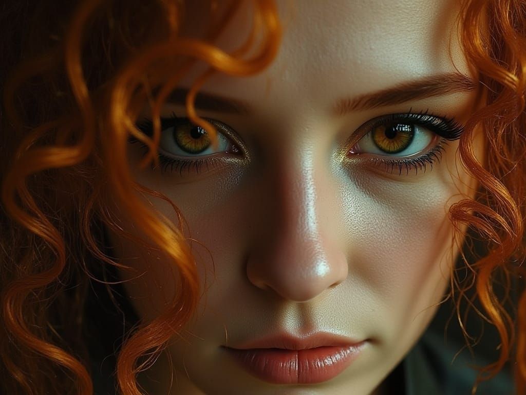 Hyperrealistic Goddess Portrait in Cinematic Style