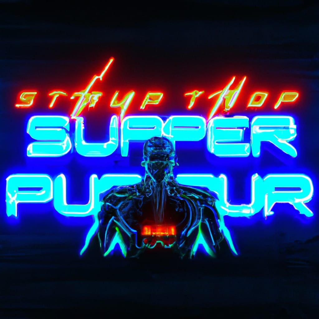 Cyberpunk Cityscape in Neon Hues