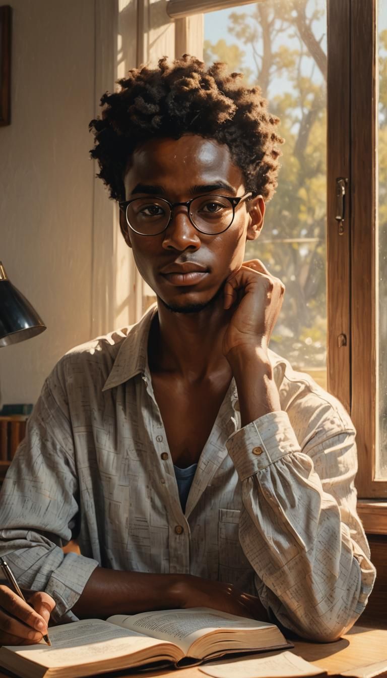 Hyper-Realistic Student Portrait Inspired by Ben Enwonwu