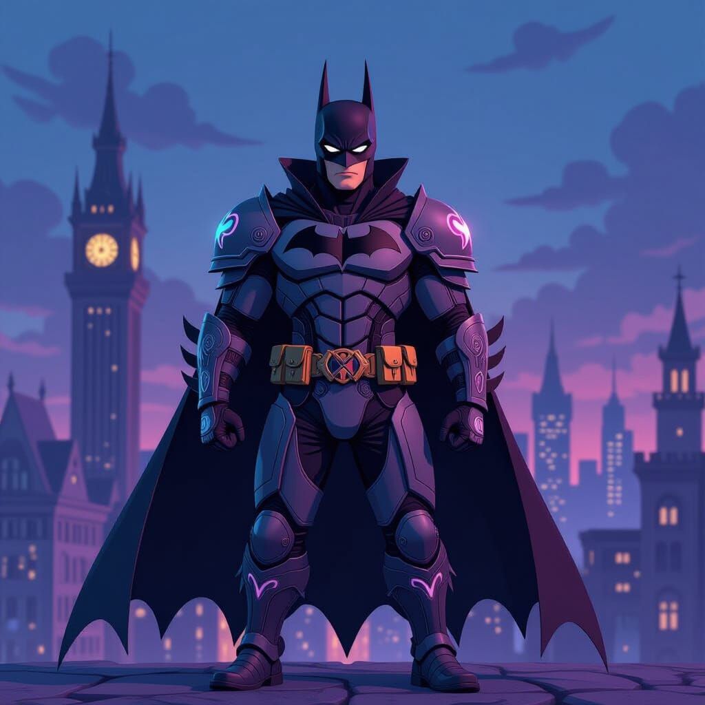 Batman in Kingdom Hearts Armor