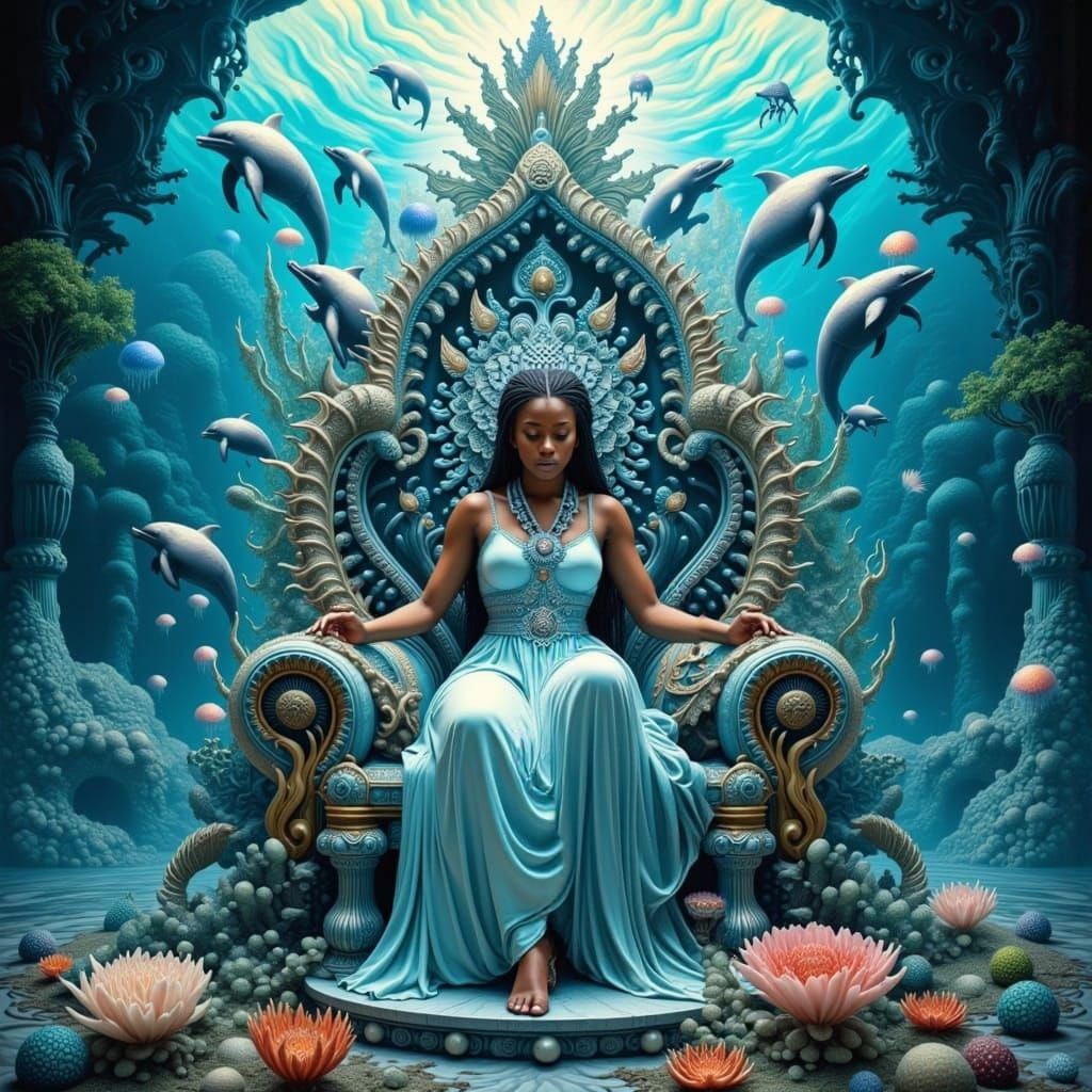 Regal Yemaya Goddess of the Ocean