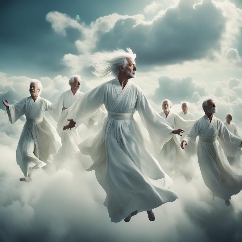 Orchestra in Clouds: Cinematic Film Still