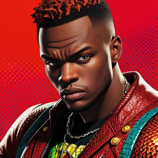 Baby Lizard and KSI Jamming to Music in Comic Style