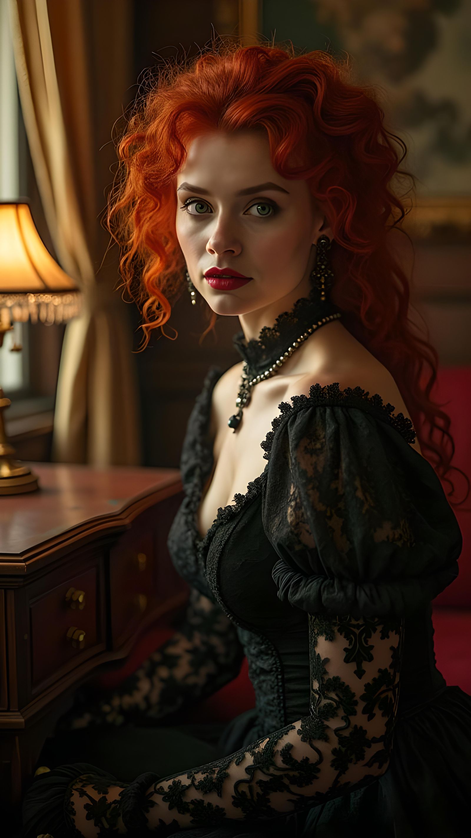 Mina Harker in Victorian Era Attire