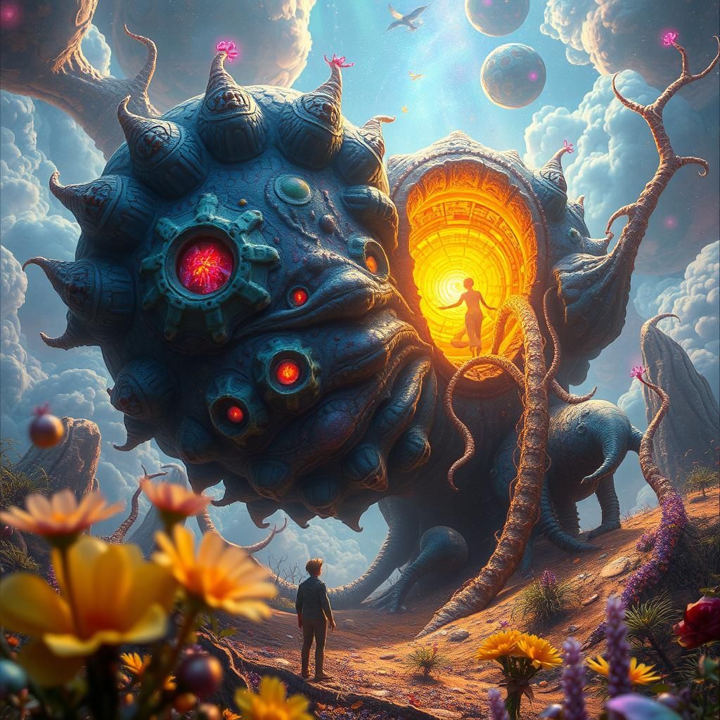 Mystical Life Emerging from Illusions