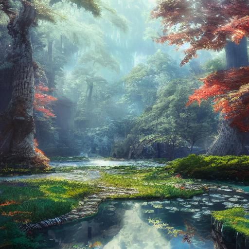 Anime-Inspired Jade Sect Peak Meditation