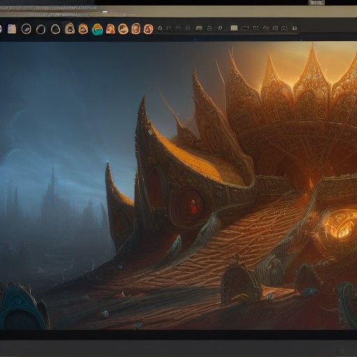 Detailed Matte Painting of a Casio Calculator