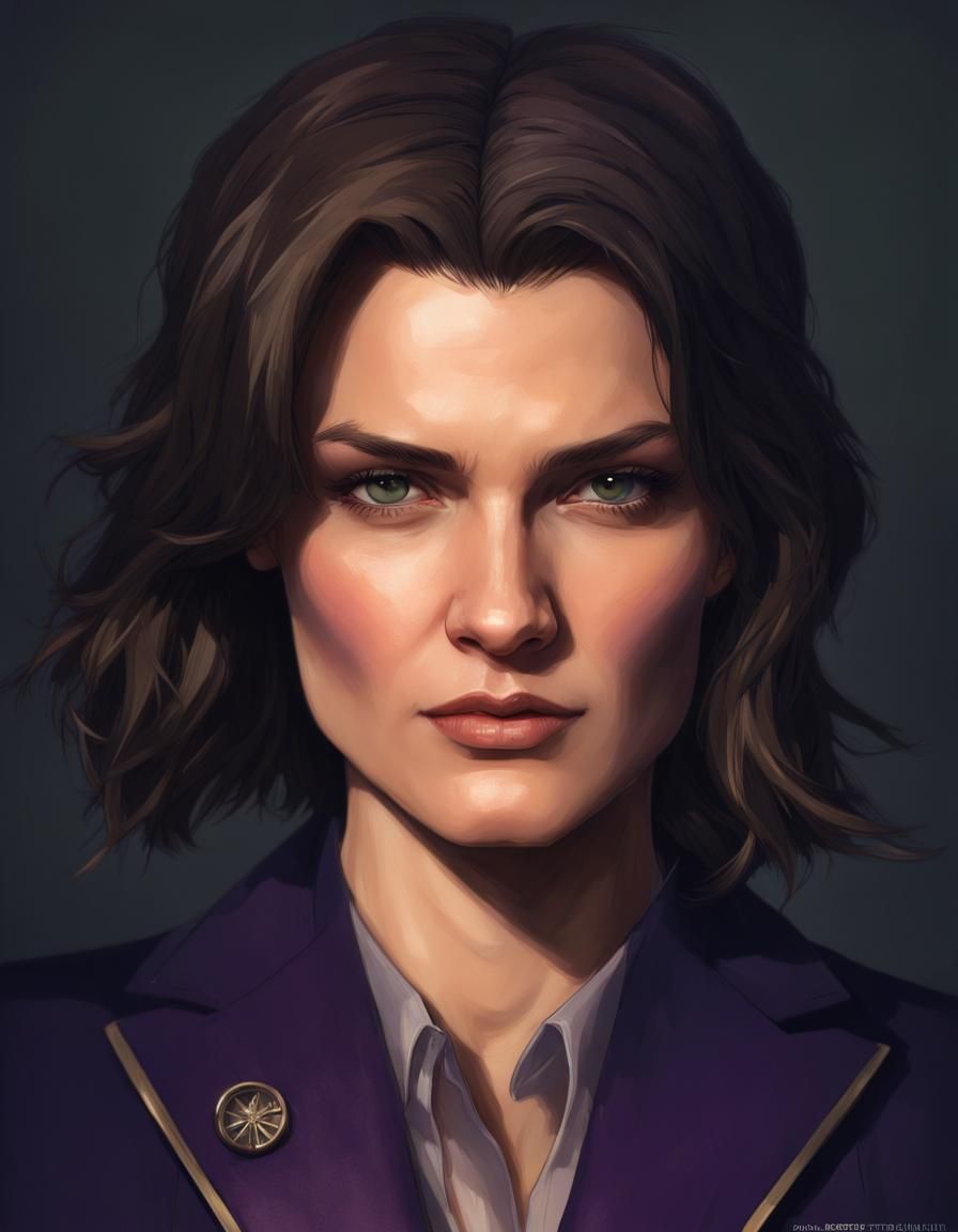 Nastasha Romanenko Portrait: Hyperdetailed Concept Art