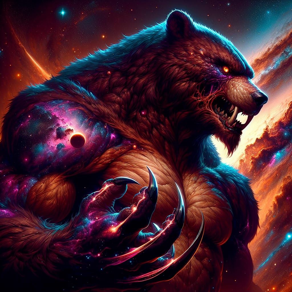 Majestic Werebear: A Universe-Sized Fantasy Creature