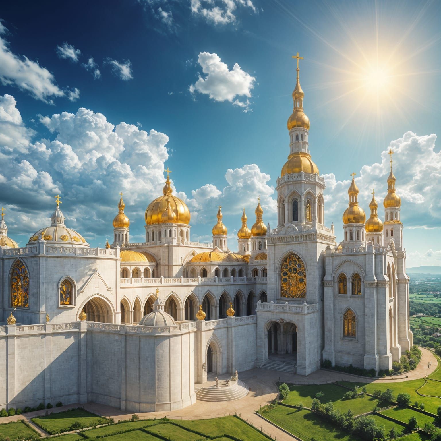 Solarist Cathedral Dedicated to the Sun God Praloran