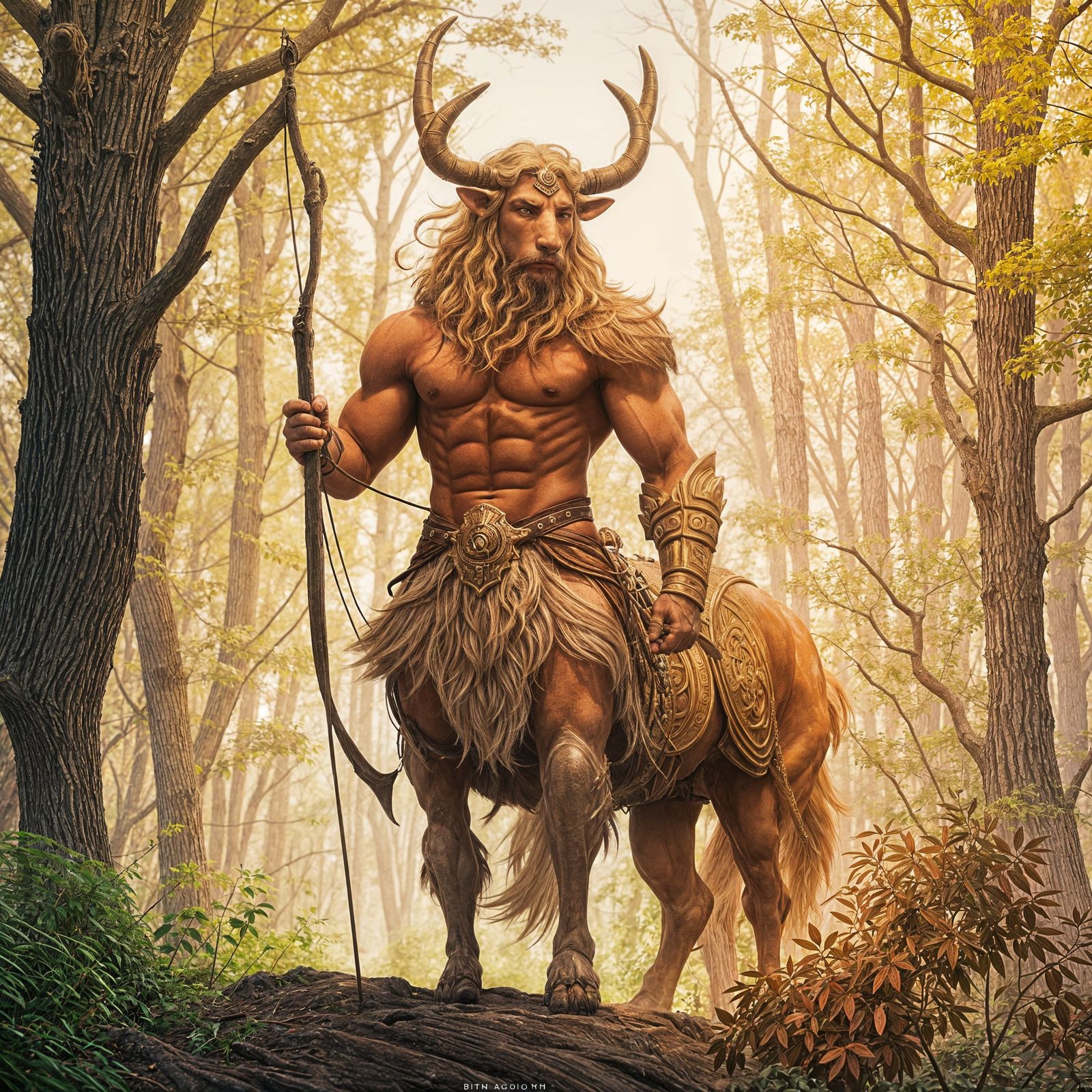 Chiron the Centaur in Classical Style