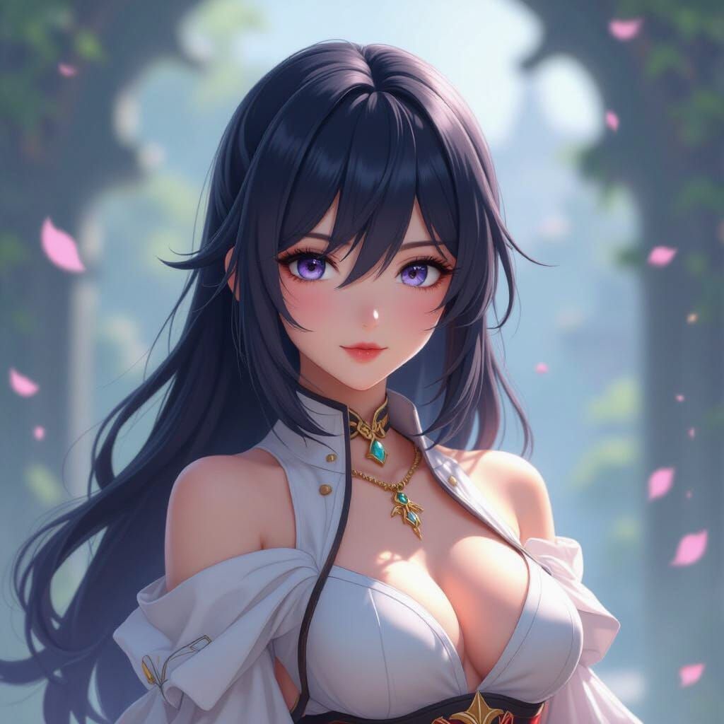 Hyper-Detailed 3D Anime Character Illustration