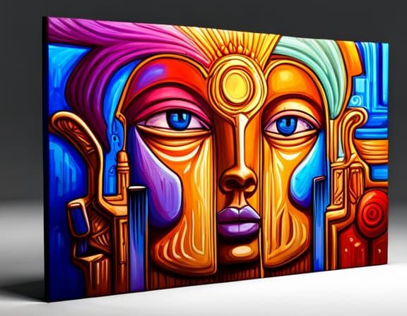 Hyperdetailed Gouache Painting of Egypt on Artstation