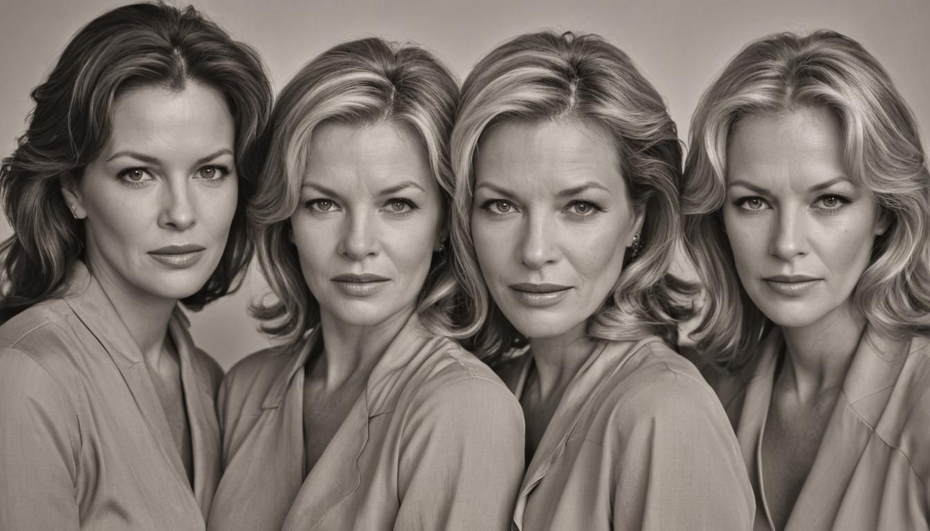 Aged Charlie's Angels: Wrinkled and Old