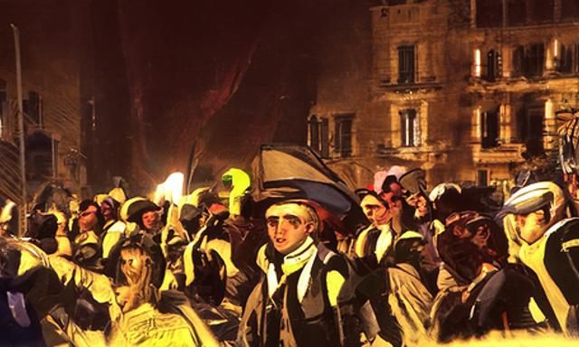French Revolution with Neon Lights, 1799