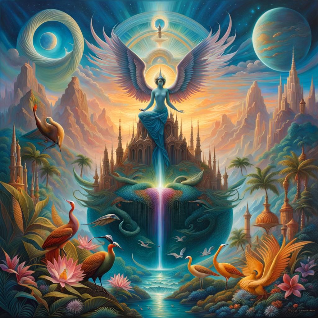 Paradise Lost: A Visionary Art Depiction