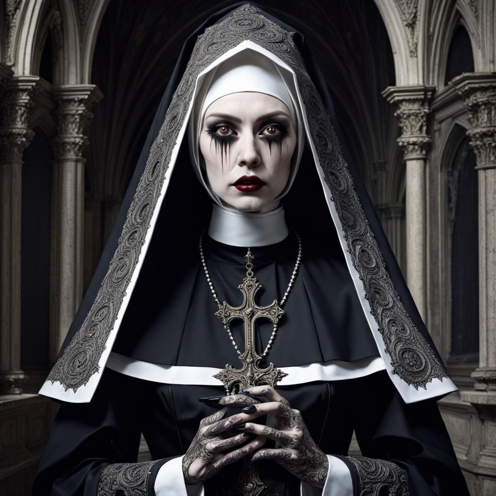 Gothic Nun in Italian Renaissance Style