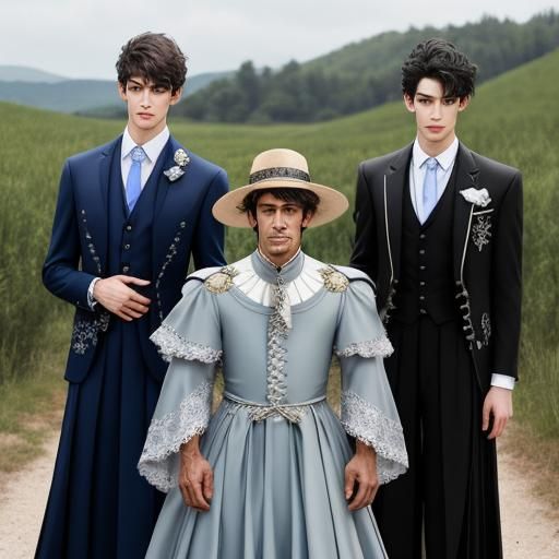 Boys in Dresses: An AI Interpretation