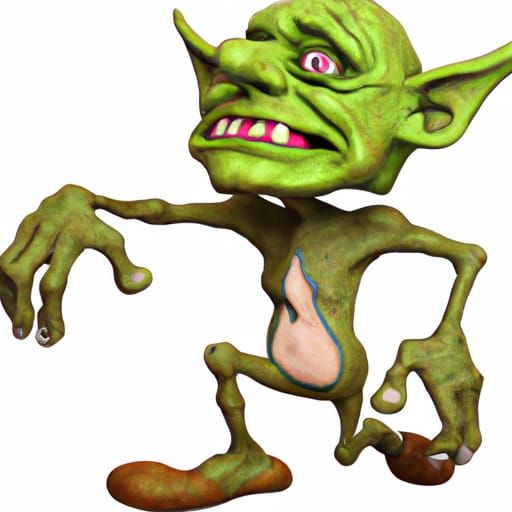 Goofy Goblin Image Generated by AI