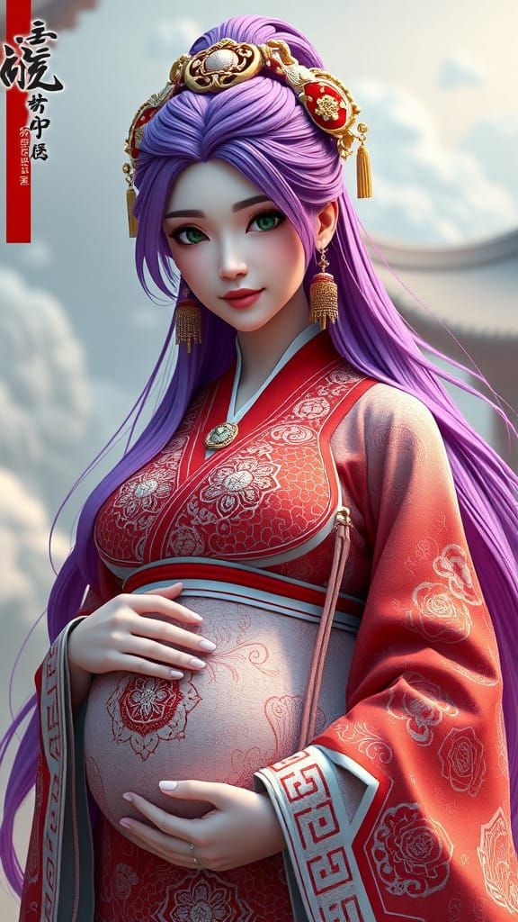 Majestic Ancient Chinese Empress