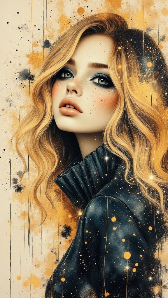 Surreal Swedish Goddess in Gothic Romantic Style