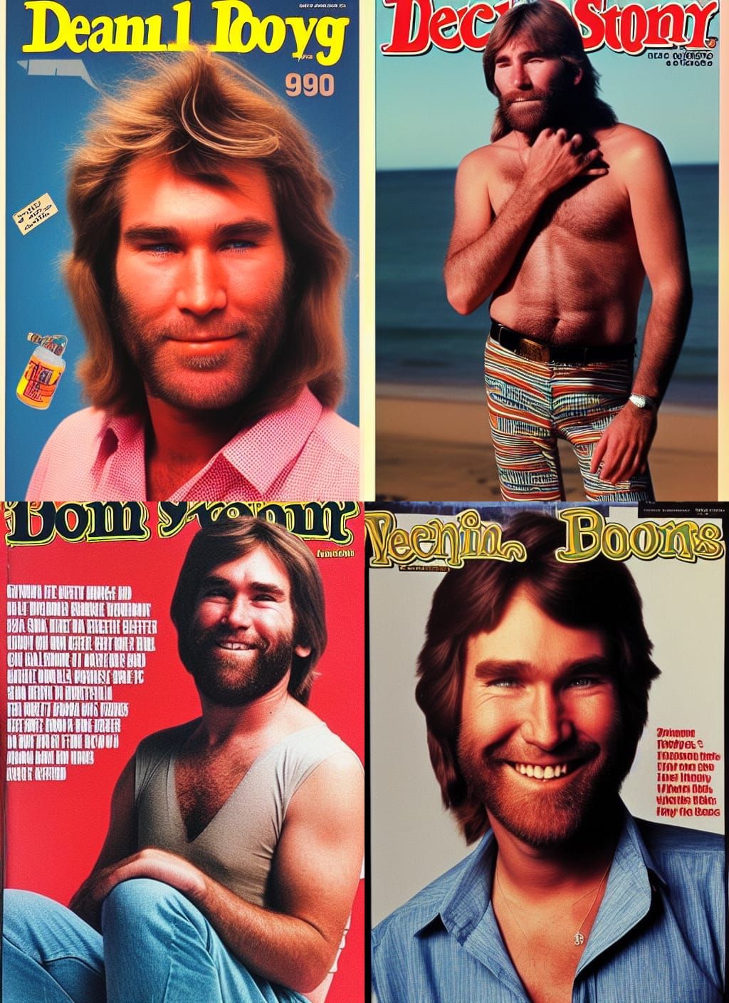 Dennis Wilson on 1980s Magazine Cover
