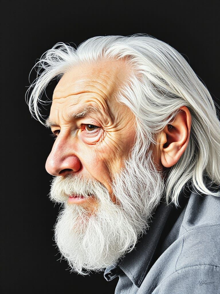 Wisdom Etched on an Ancient Face