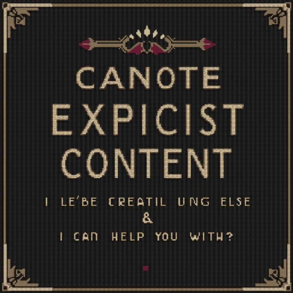 AI Refusal: Explicit Content Generation Blocked