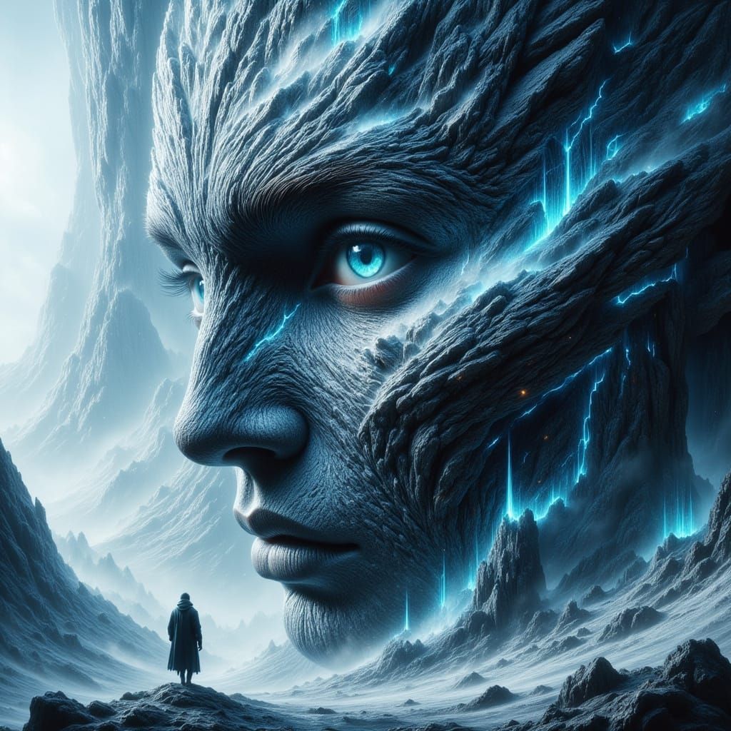 Ethereal Giant Sentinel of the Mountains