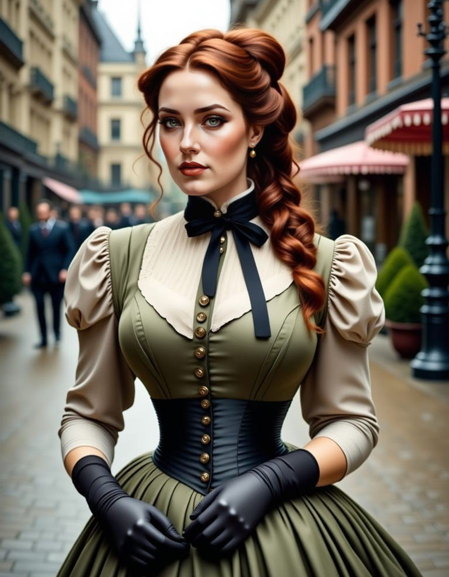 Victorian Beauty in Modern City