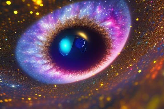 Galactic Eyeball: Hyper-Detailed Macro Photography