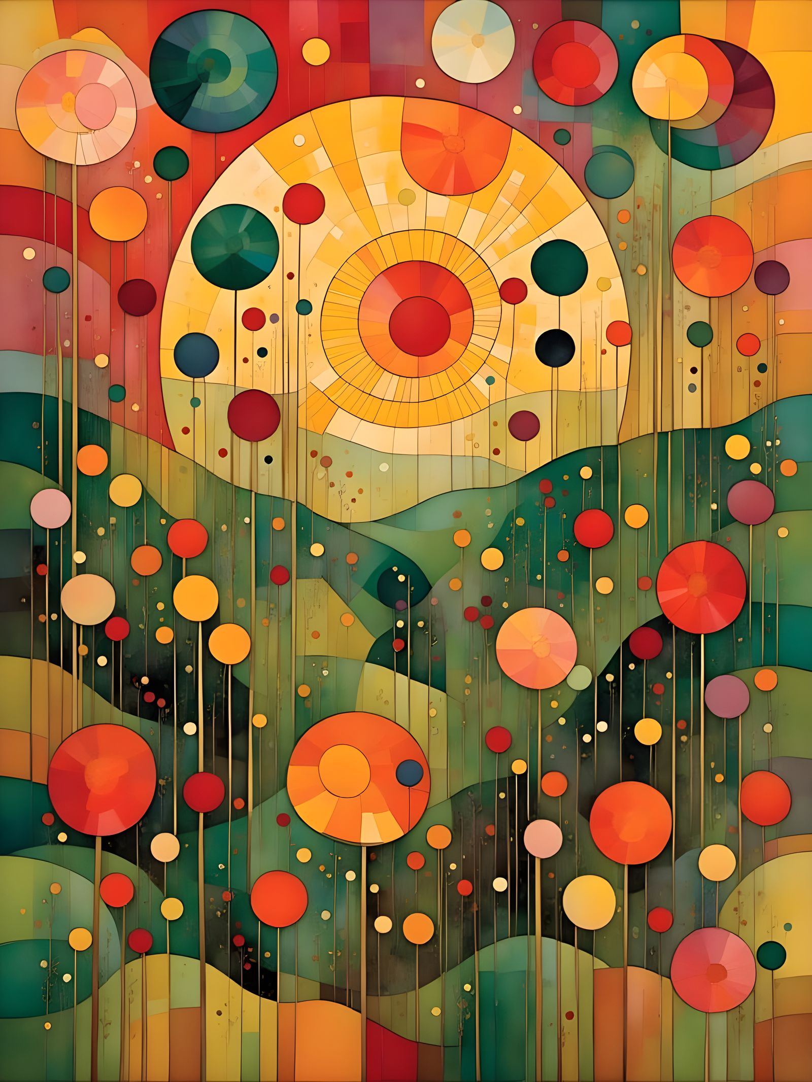 Vibrant Abstract Art Connects Us to Nature's Rhythm