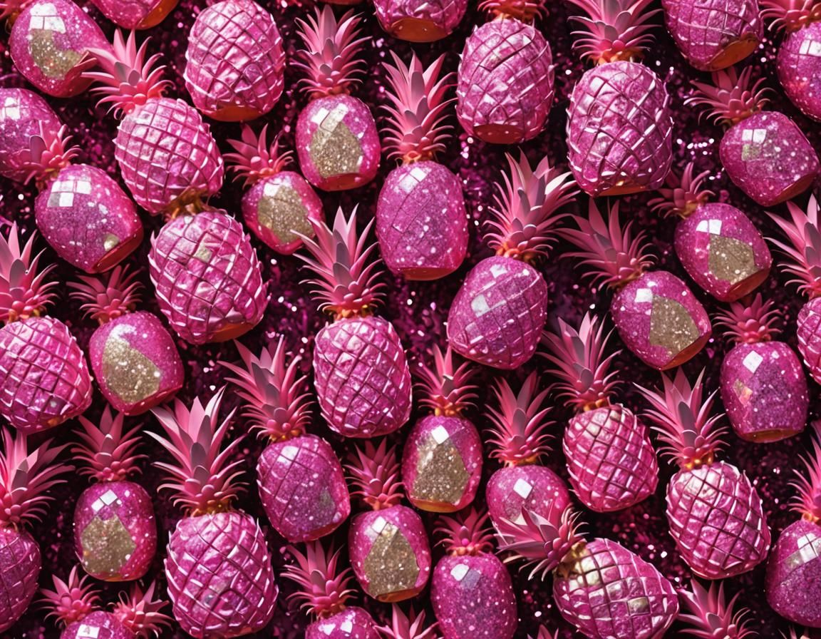 Glitterial Pinkosophy: Abstract Dream in Light Pink and Mage...