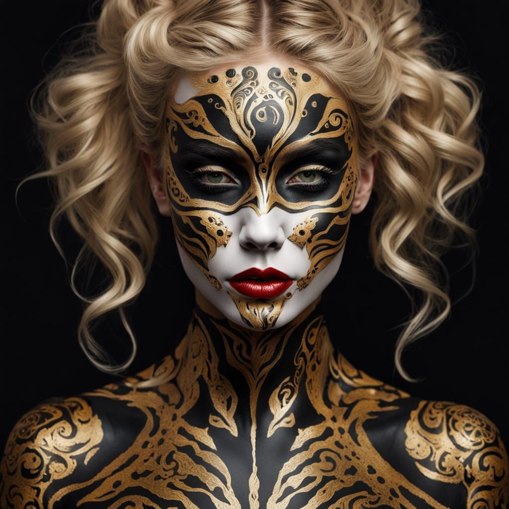 An image of a woman with a hyperrealistic style, showcasing ...