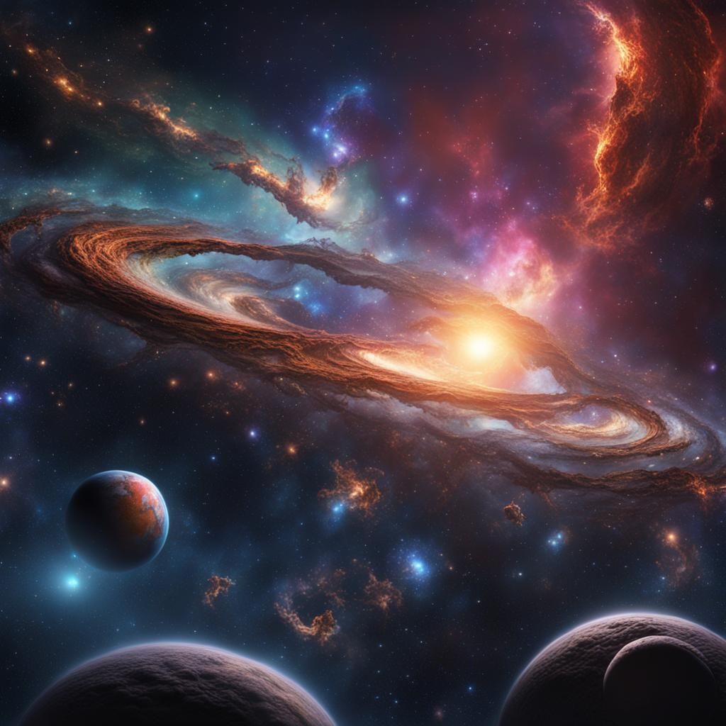 Quasar Galaxies During Cosmic Dawn: Matte Painting