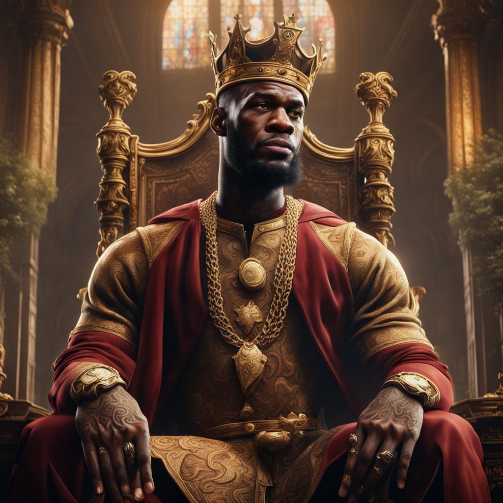 LeBron James as a Fantastical King