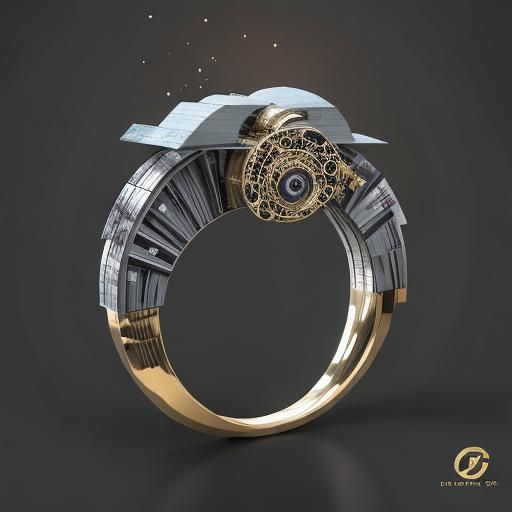 Abstract Concentric Circles in Jeweled Tones