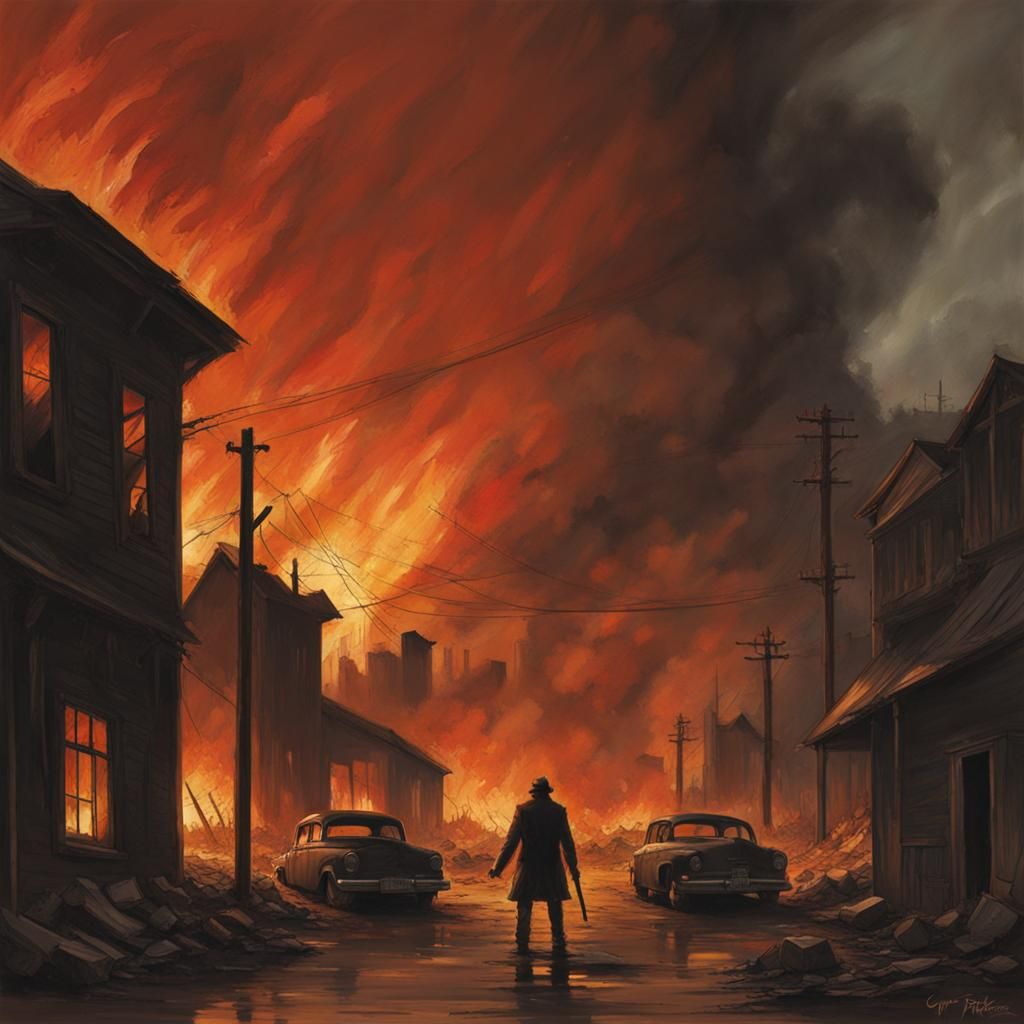 Sinister World on Fire: A Gothic Vision