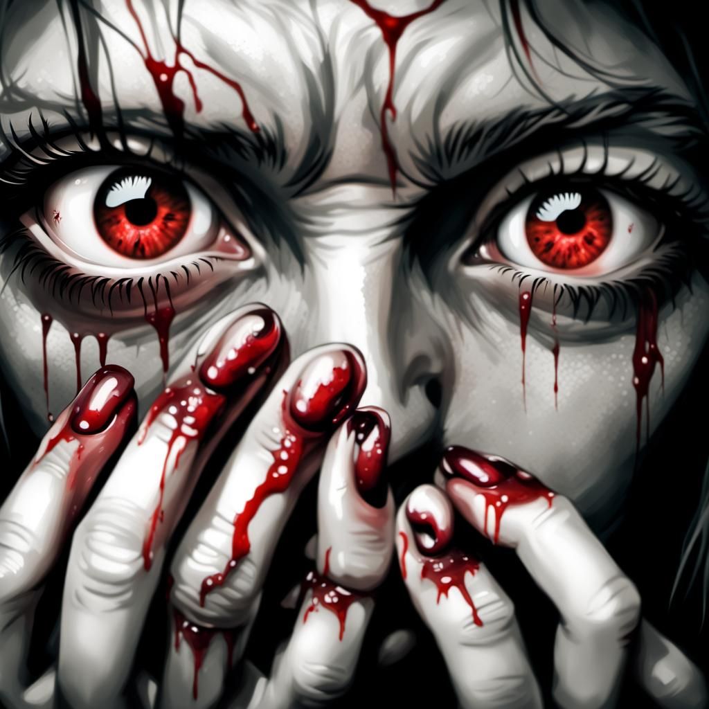 Macabre Fantasy: Agony in Crimson and Shadow