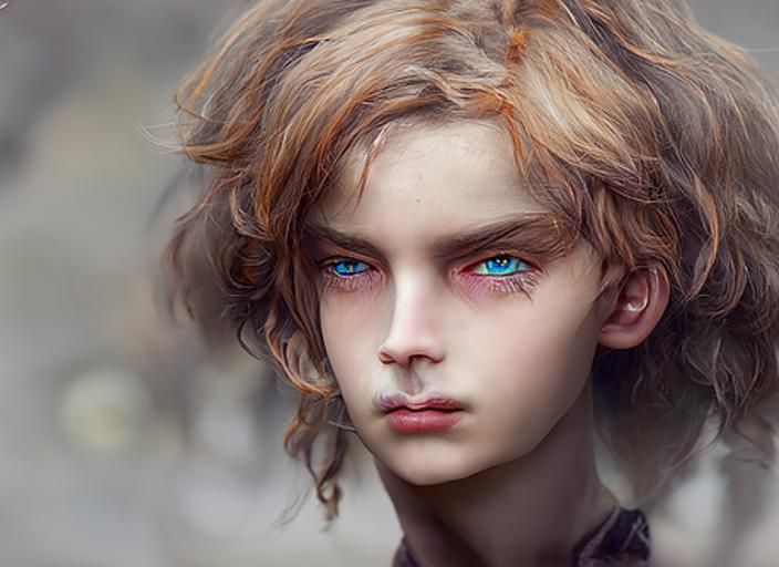 Cú Chulainn as a Boy: Matte Painting of Irish Hero