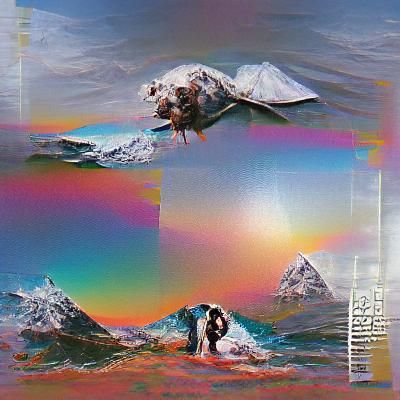 Abstract Flowing Lines in Minimalist Style