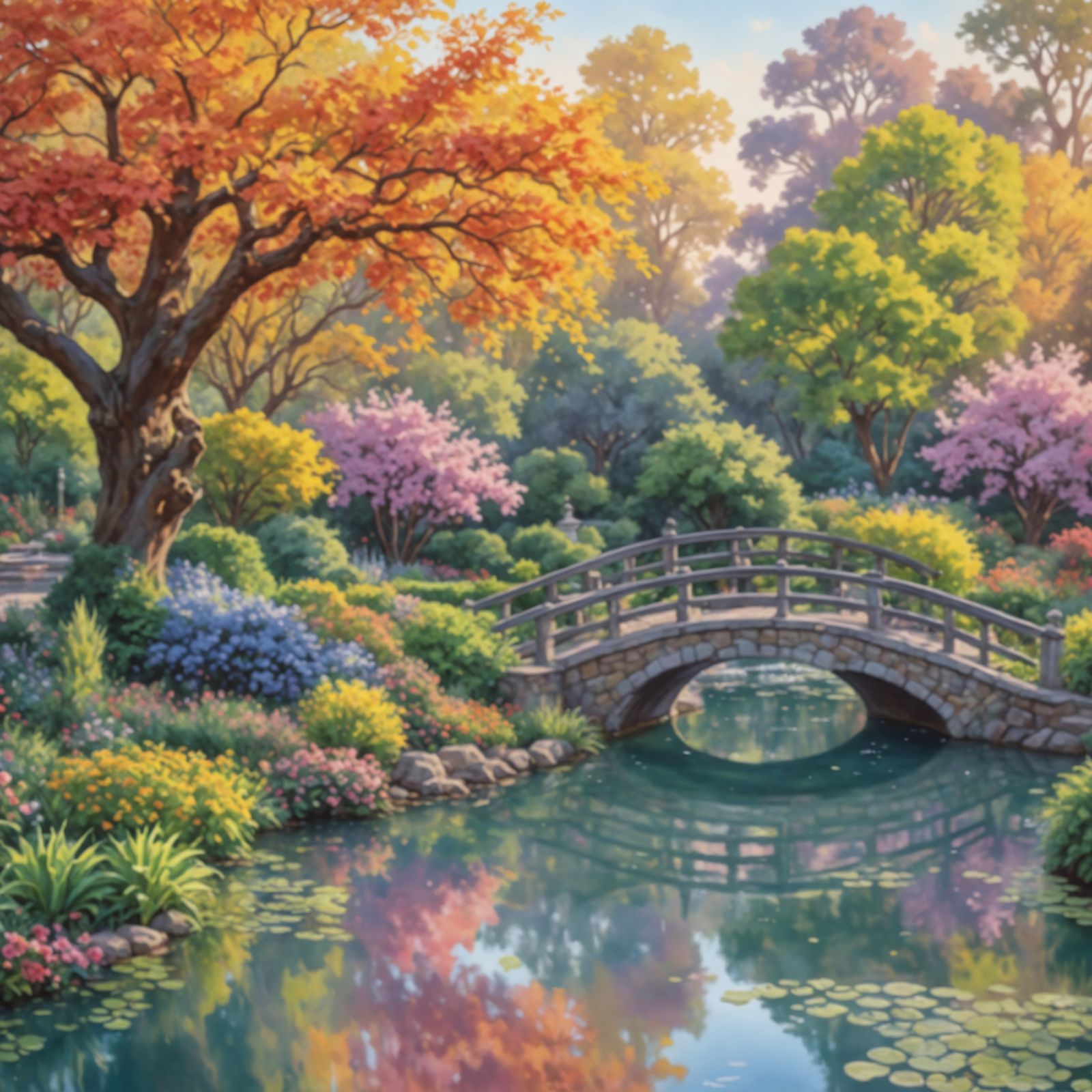 Bridge Over Peaceful Waters