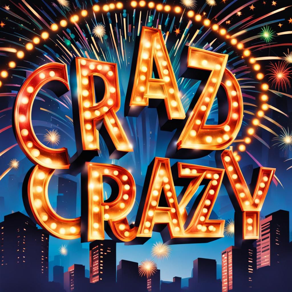 Crazy in Hollywood Lights with Fireworks
