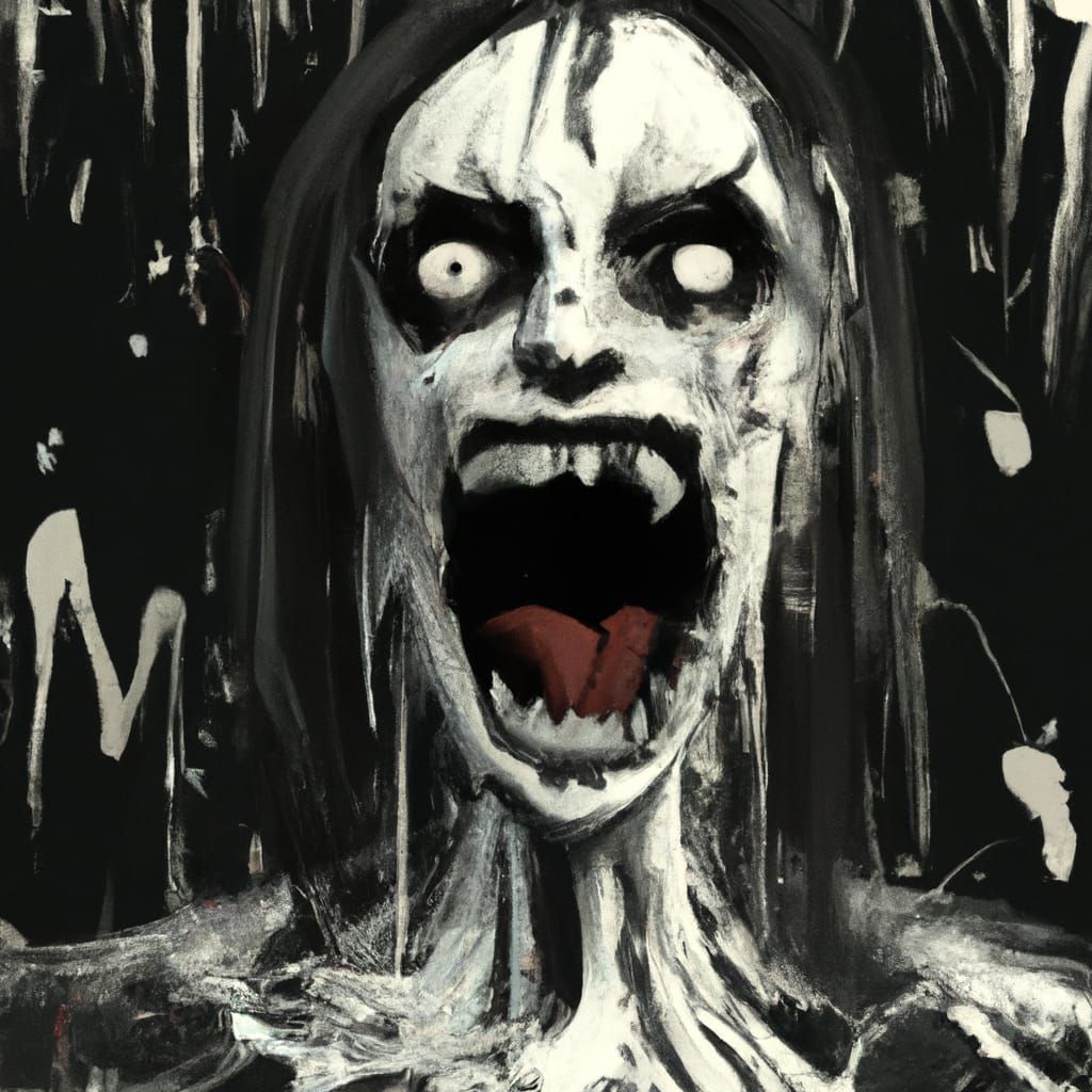 Terrifying Scream Speedpaint in Horror Style