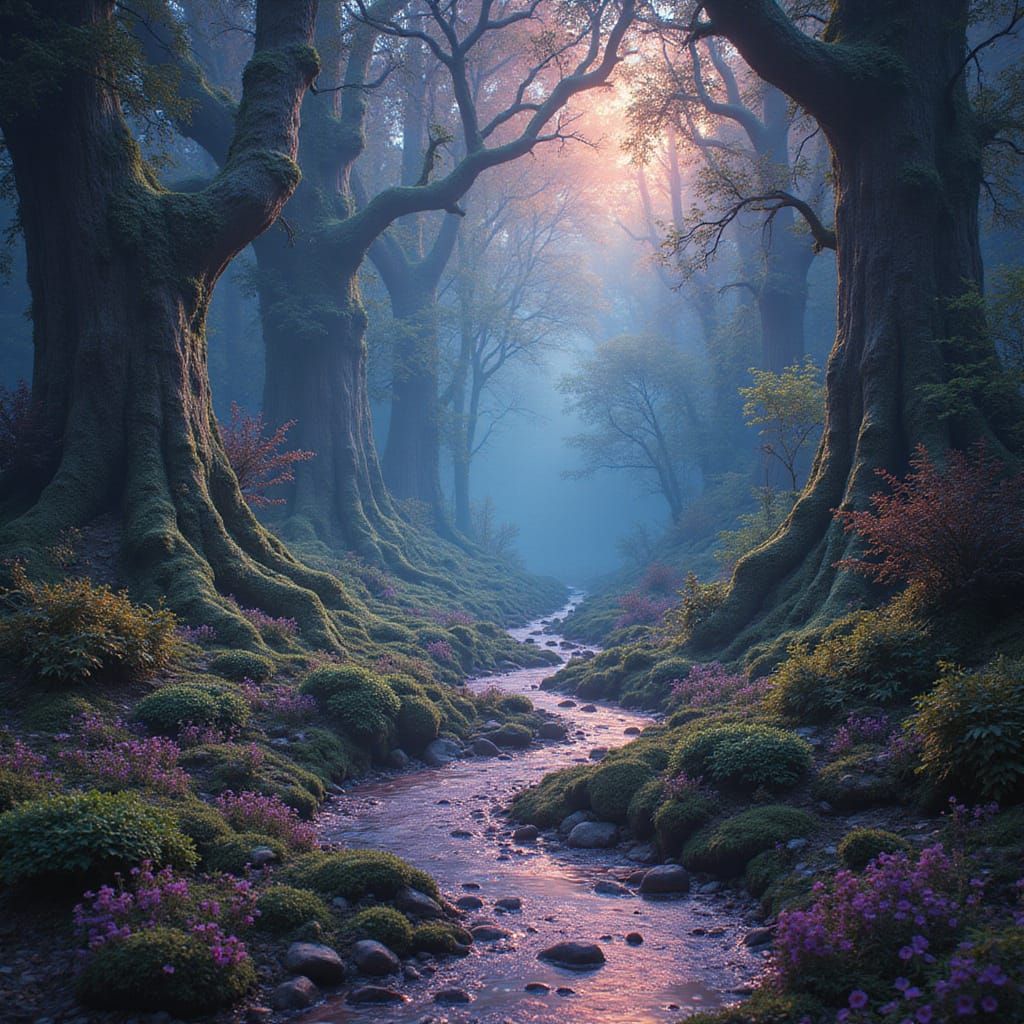 Vibrant Fantastical Journey Through the Psyche